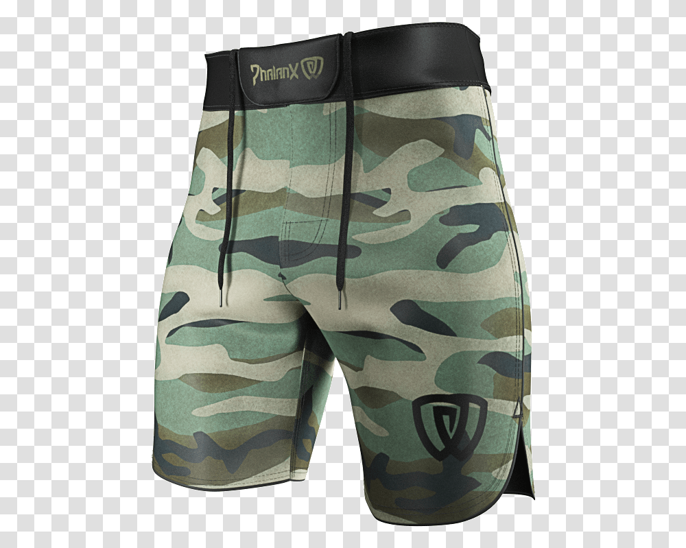 Phalanx Green Camo Fight Shorts Perfect For Mma And Camouflage Mma Shorts, Military Uniform, Rug, Purse, Handbag Transparent Png