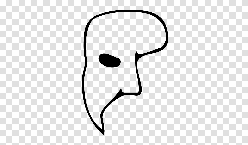 Phanom Clipart Hockey Mask, Stencil Transparent Png