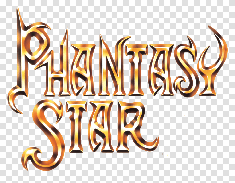 Phantasy Star Classics Phantasy Star, Alphabet, Word, Calligraphy Transparent Png