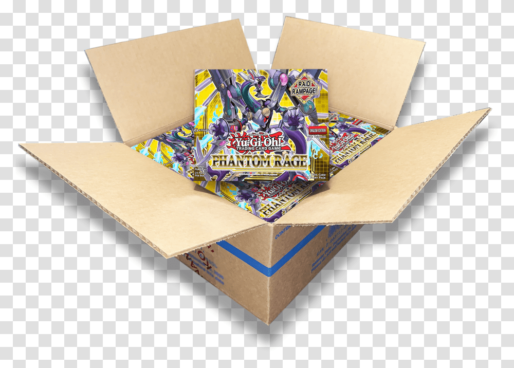 Phantom Rage 1st Edition Booster Case 12 Boxes Yugioh Genesis Impact, Sweets, Food, Confectionery, Cardboard Transparent Png