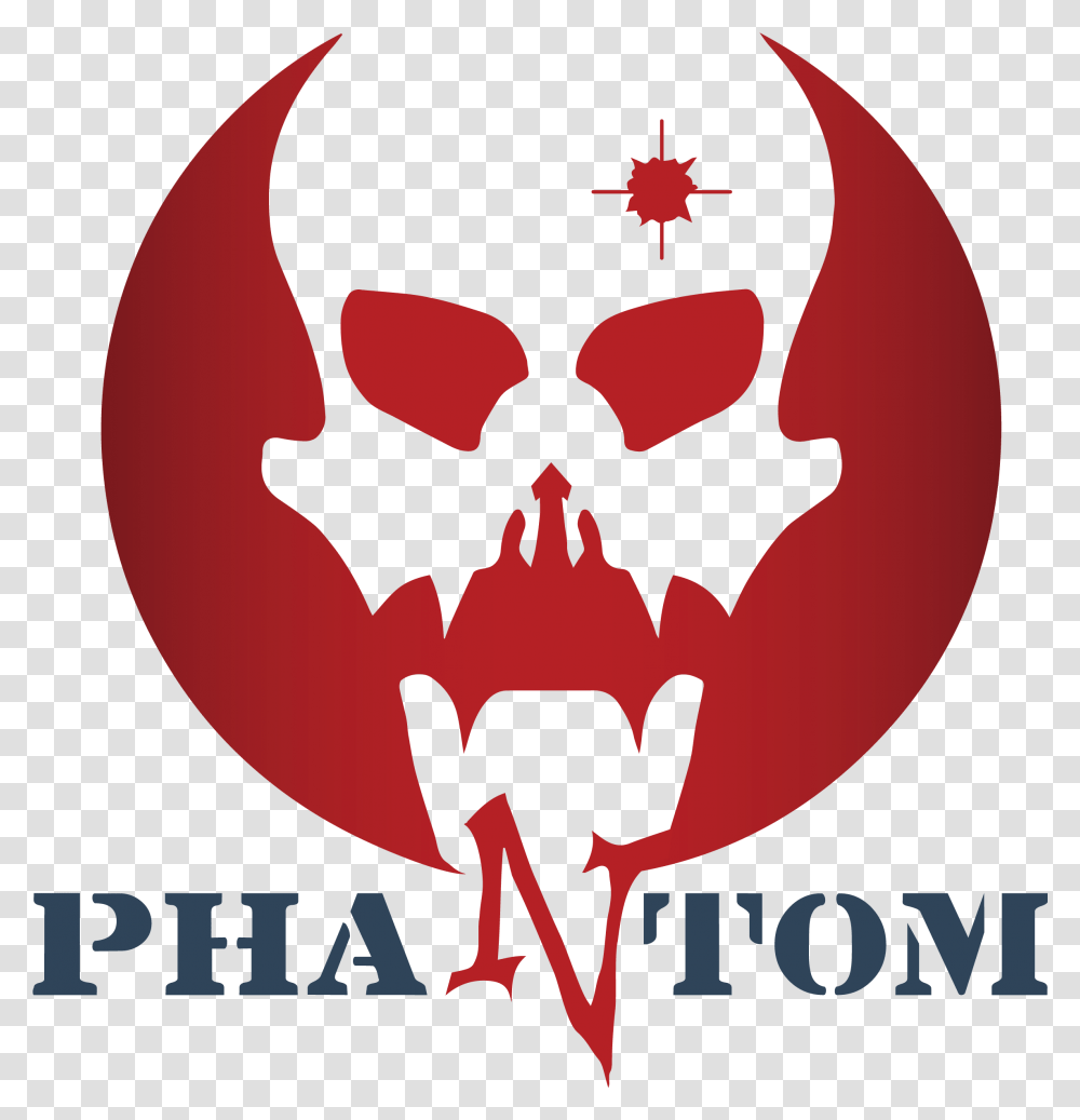 Phantom Target System Red Phantom Logo, Poster, Advertisement, Symbol, Hand Transparent Png