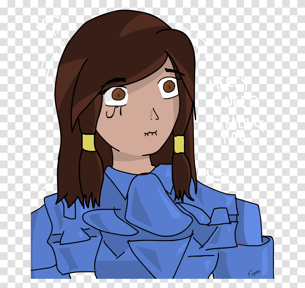 Pharah Overwatch By Fapen7 Cartoon, Female, Text, Girl, Graphics Transparent Png