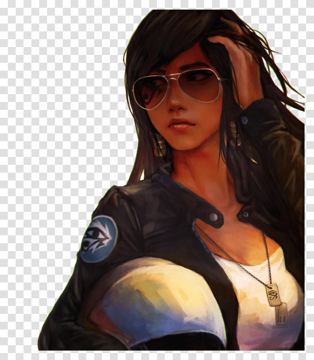 Pharah Overwatch Casual, Sunglasses, Accessories, Person, Costume Transparent Png