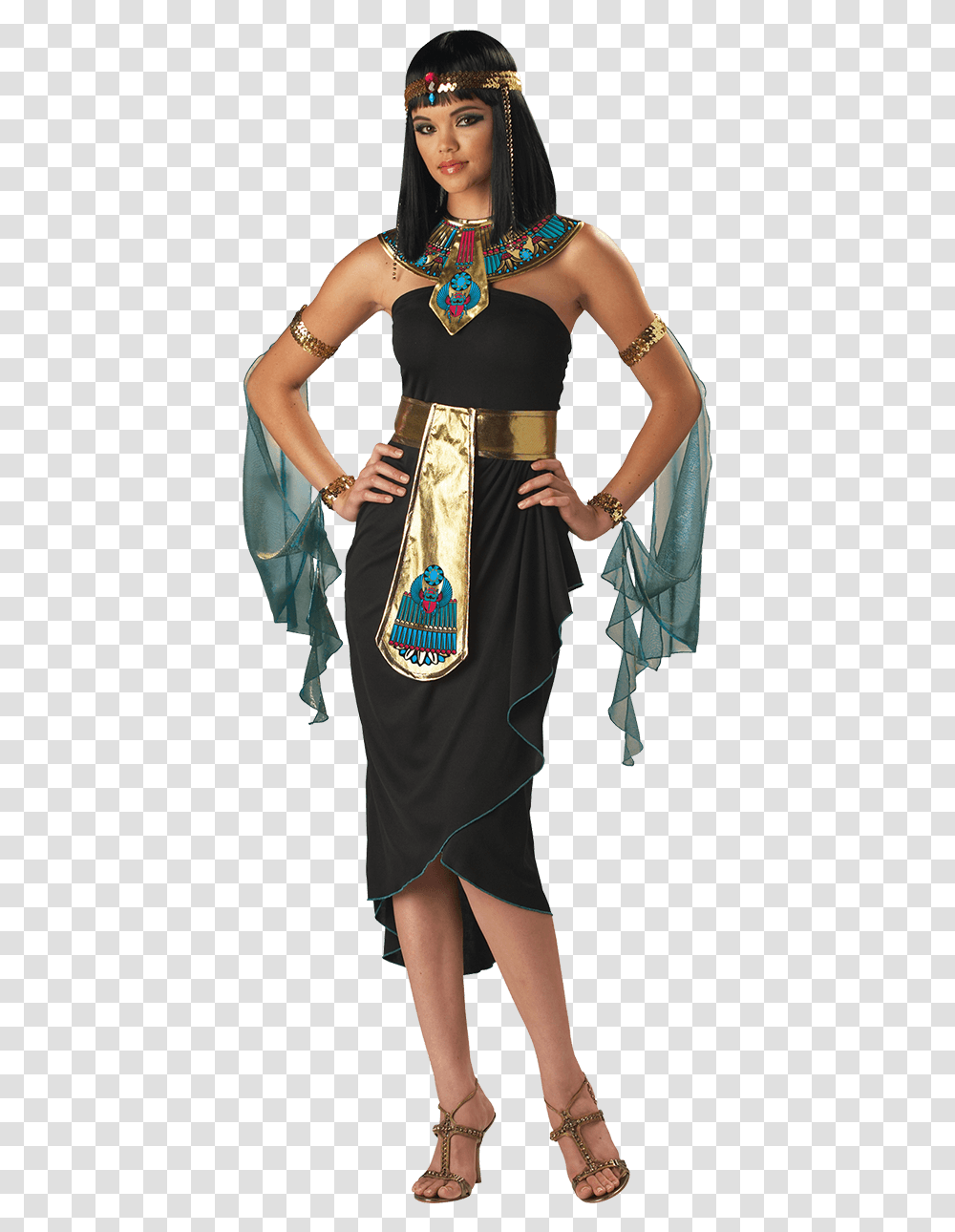 Pharaoh And Cleopatra Costumes, Female, Person, Woman Transparent Png