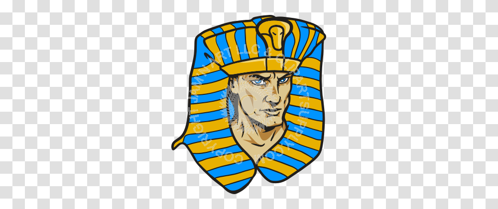 Pharaoh Head In Color, Costume, Leisure Activities, Logo Transparent Png