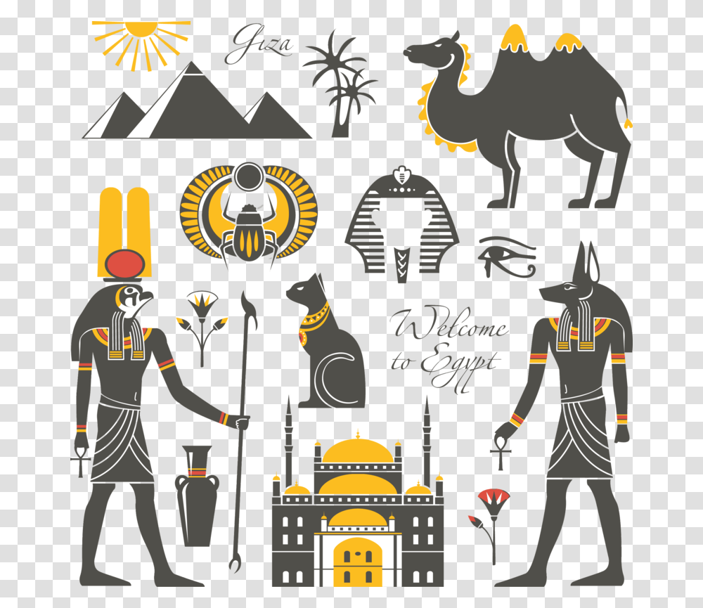 Pharaoh Illustration Egypt, Person, Mansion, Housing, Building Transparent Png