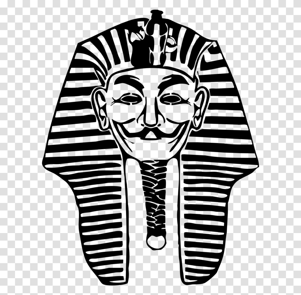 Pharaoh Logo By Pharaohfx Pha Pharaoh Black And White, Gray, World Of Warcraft Transparent Png
