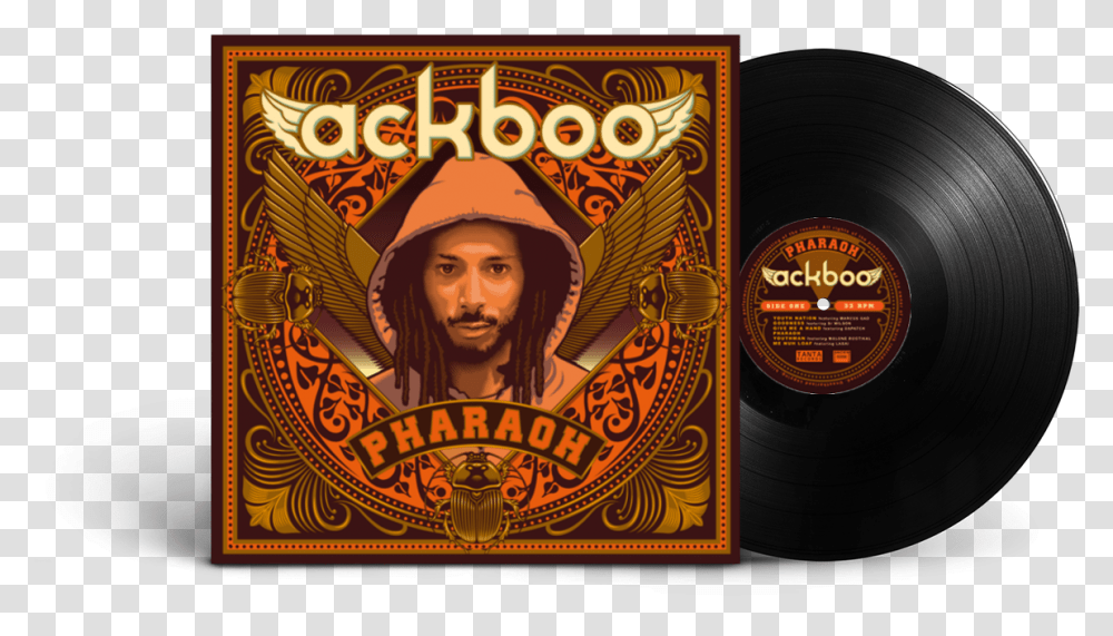 Pharaoh Vinyl Ackboo Pharaoh, Person, Advertisement, Poster Transparent Png