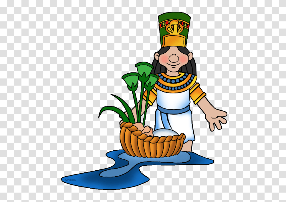 Pharaohs Daughter With Moses Moses, Person, Human, Chef, Performer Transparent Png