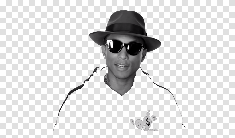 Pharrell Hat Pharrell Williams, Sunglasses, Accessories, Person Transparent Png