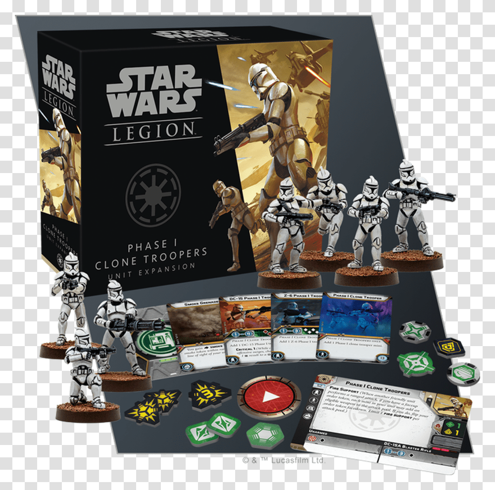Phase I Clone Troopers Unit Expansion Star Wars Legion Stormtroopers Unit Expansion Transparent Png