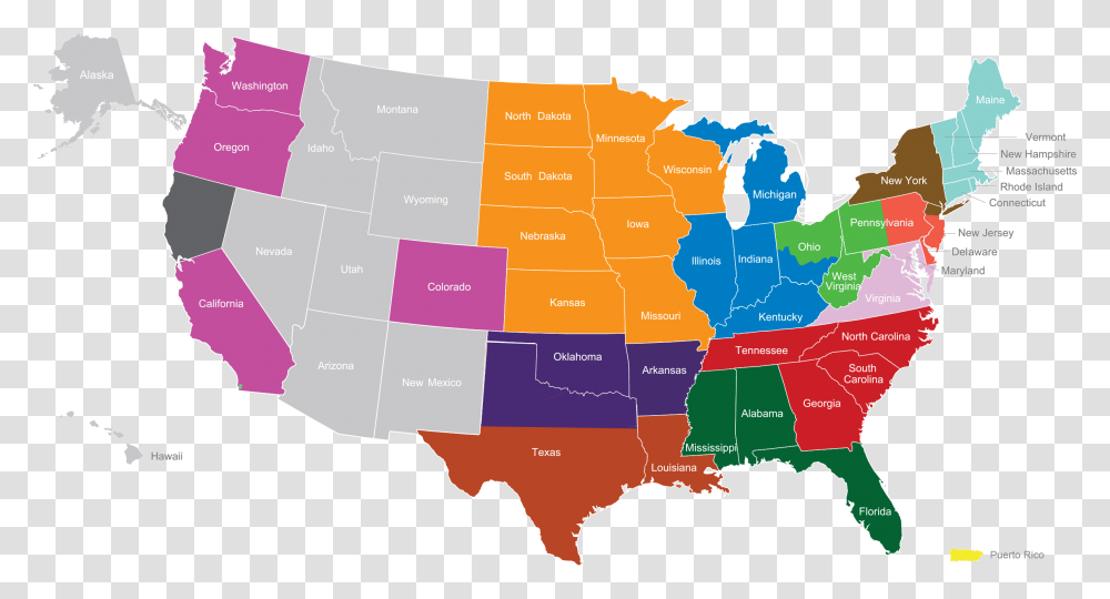 Phc Corporation Of North America Serves The United New Union States Civil War Map, Diagram, Plot, Atlas, Vegetation Transparent Png