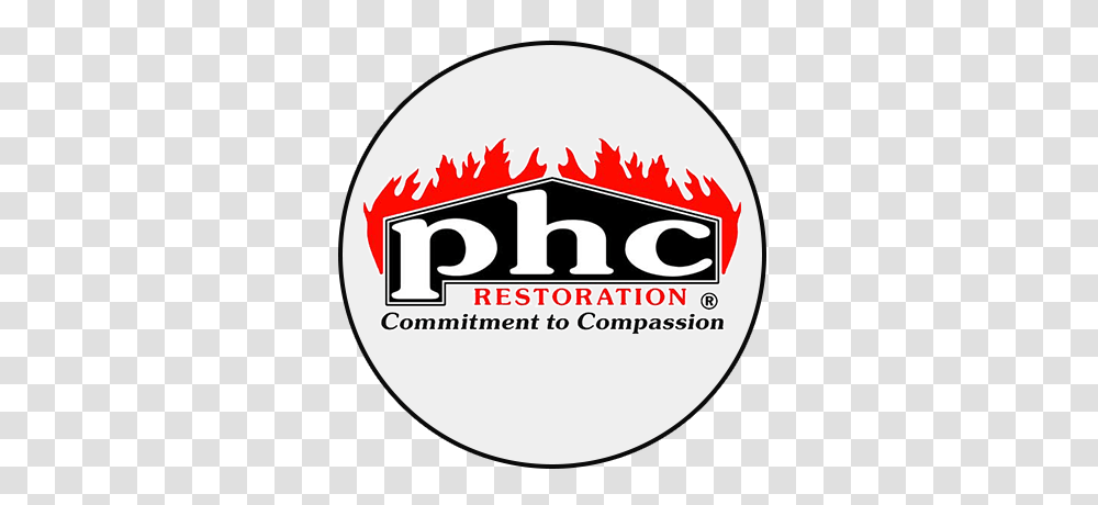 Phc Fire Water Storm Mold Restoration Company In Raleigh, Label, Sticker, Logo Transparent Png