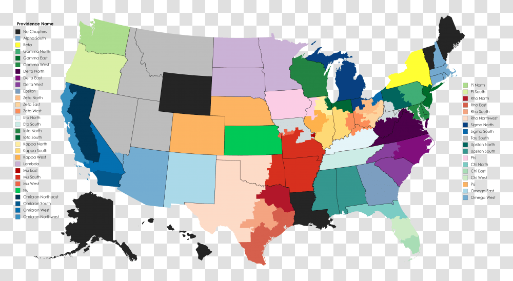 Phi Delta Theta Providence Map Usa Trans Us States By White Percentage, Plot, Diagram, Atlas, Poster Transparent Png