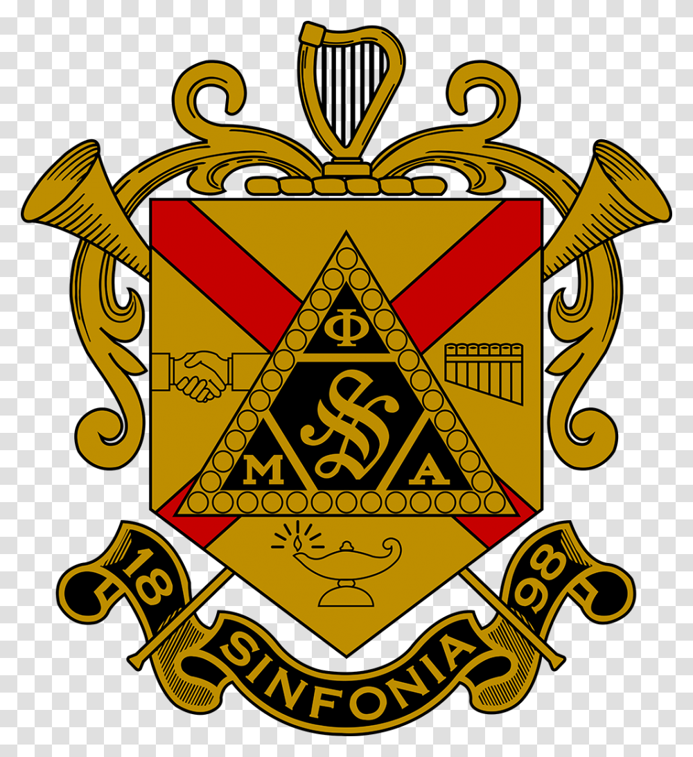 Phi Mu Alpha Sinfonia Crest, Logo, Trademark, Emblem Transparent Png