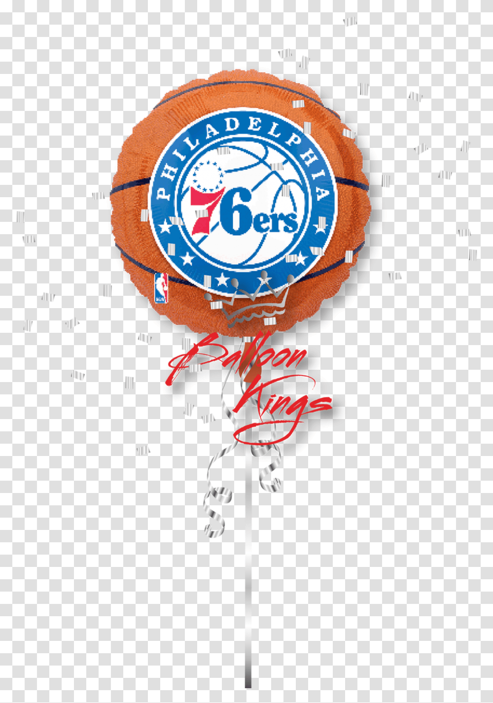 Philadelphia 76ers Basketball Ballons, Logo, Symbol, Trademark, Paper Transparent Png