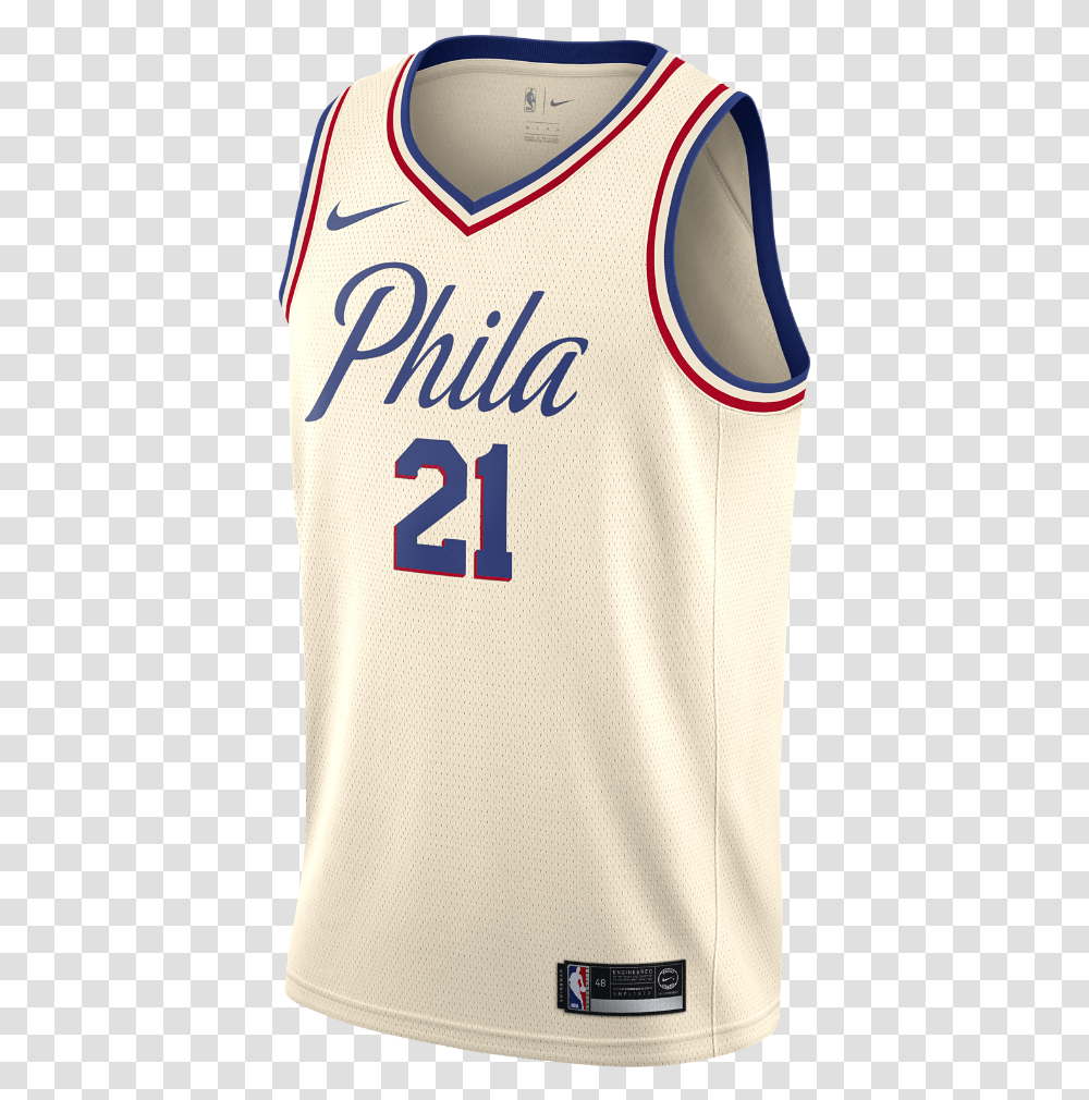 Philadelphia 76ers City Jersey, Apparel, Shirt, Bib Transparent Png