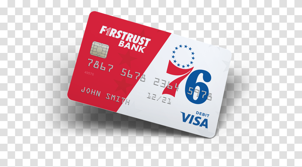 Philadelphia 76ers Credit Card, Text, Business Card, Paper Transparent Png