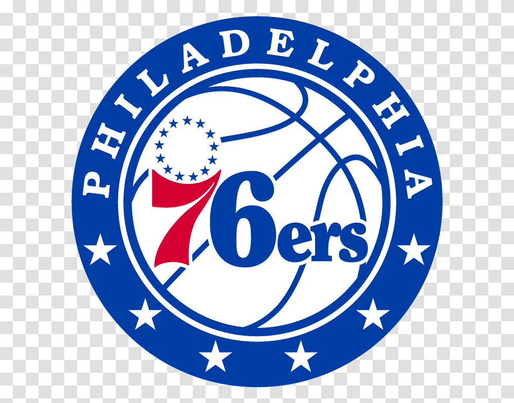 Philadelphia 76ers Logo Nba Team Logo, Trademark, Label Transparent Png