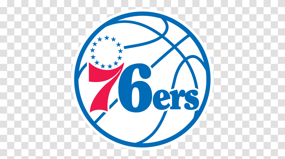Philadelphia 76ers Logo Vector Eps Free Nba Logos Easy To Draw, Symbol, Trademark, Text, Number Transparent Png
