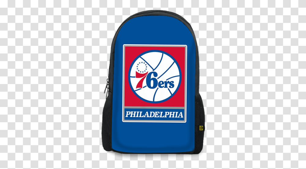 Philadelphia 76ers Printed Backpacks Philadelphia 76ers, Label, Text, Bottle, Cosmetics Transparent Png