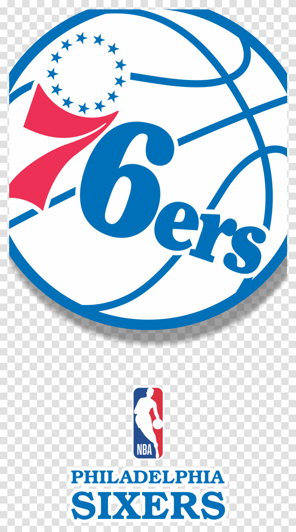 Philadelphia 76ers Transparente Nba, Logo, Badge Transparent Png