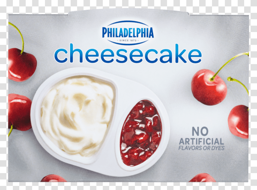 Philadelphia Cheesecake Salted Caramel, Plant, Ice Cream, Dessert, Food Transparent Png