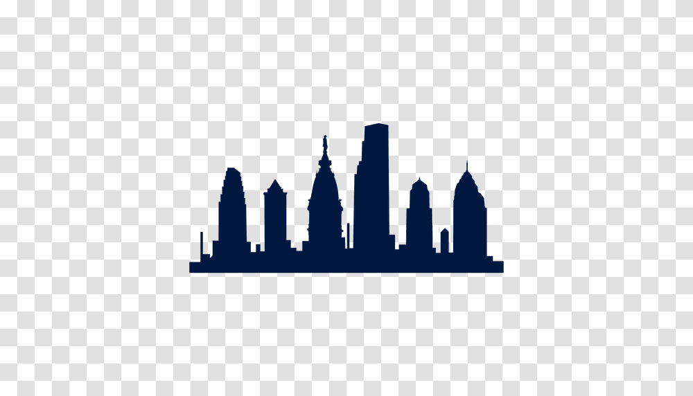 Philadelphia City Skyline Silhouette, Green, Dome, Architecture, Building Transparent Png