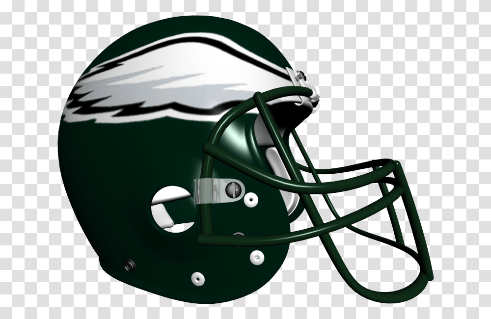 Philadelphia Eagles Helmet Football Helmet Nfl Team Helmets, Apparel, American Football, Team Sport Transparent Png