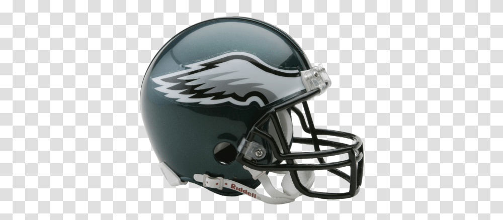 Philadelphia Eagles Mini Replica Helmet By Riddell 2000 Football Helmet, Clothing, Apparel, American Football, Team Sport Transparent Png