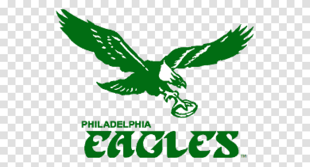 Philadelphia Eagles Philadelphia Eagles Old School Logo, Bird, Animal, Flying, Jay Transparent Png