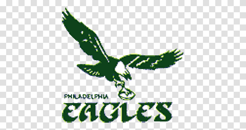 Philadelphia Eagles Retro Philadelphia Eagles Logo, Bird, Animal, Kite Bird, Text Transparent Png