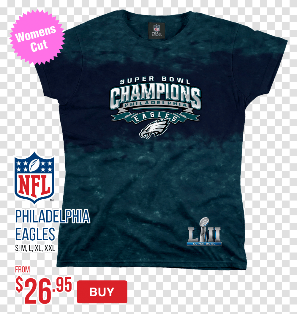 Philadelphia Eagles Super Bowl Womens Shirts Nfl, Apparel, T-Shirt, Jersey Transparent Png