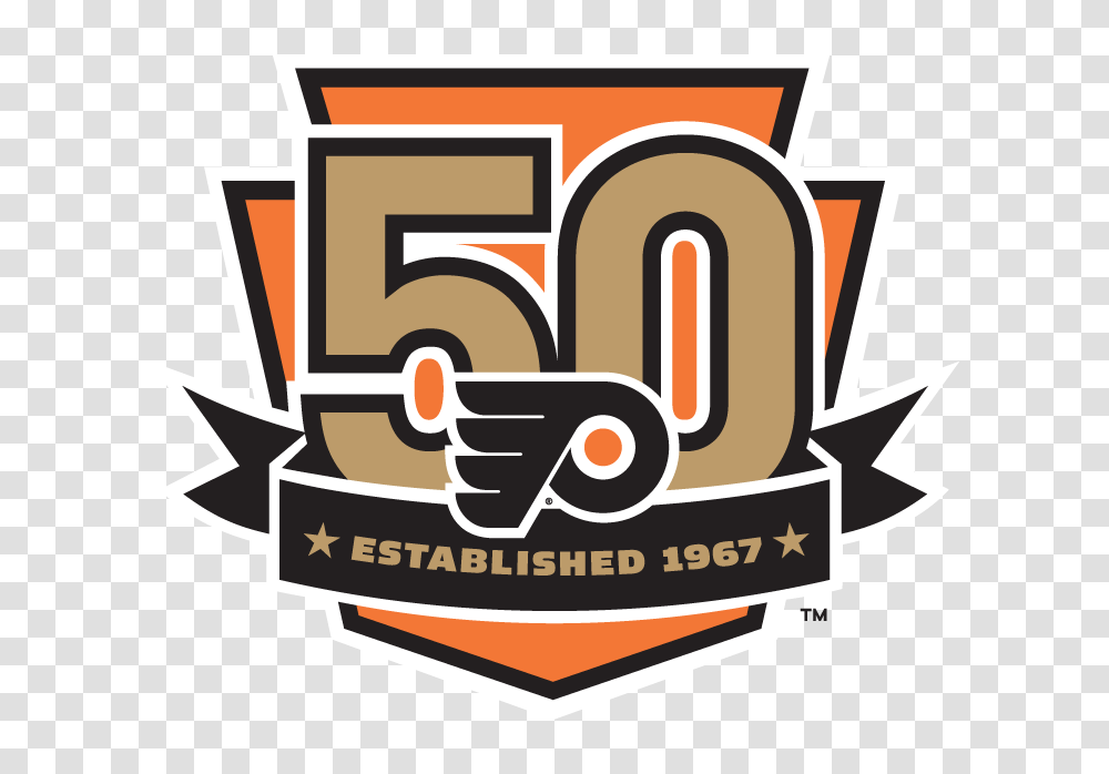 Philadelphia Flyers Anniversary Jersey Infographic On Behance, Logo, Label Transparent Png