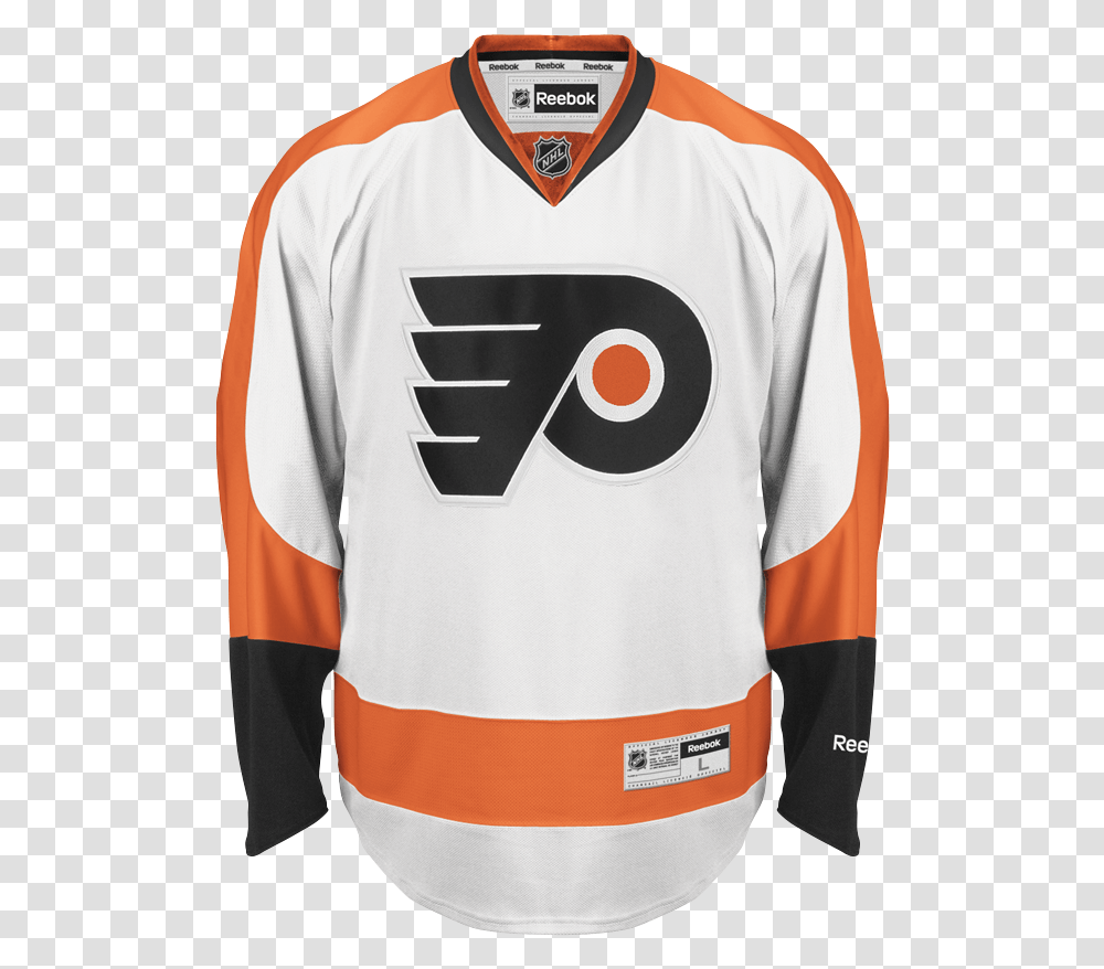 Philadelphia Flyers Blank Jersey, Apparel, Shirt, Sleeve Transparent Png