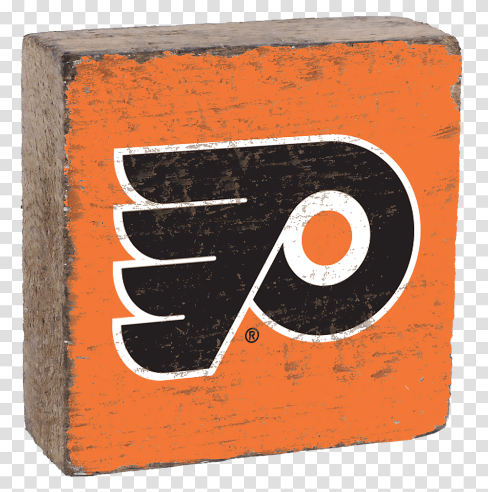 Philadelphia Flyers Rustic Block Philadelphia Flyers Logo Vintage, Text, Symbol, Alphabet, Trademark Transparent Png