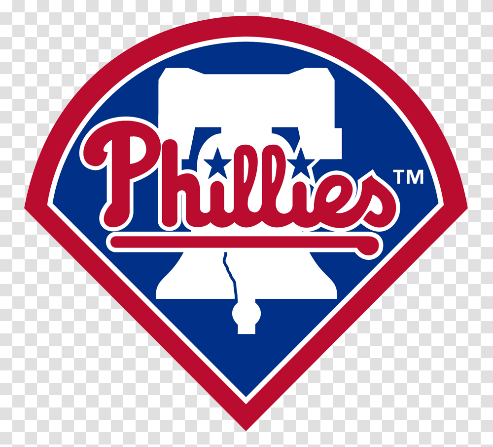 Philadelphia Phillies Logo Philadelphia Phillies Logo, Sign, Road Sign, Label Transparent Png