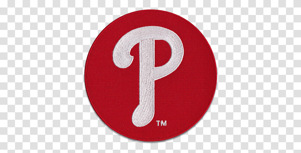 Philadelphia Phillies Sports Logo Patch Patches Phillies P With Star, Rug, Symbol, Word, Text Transparent Png