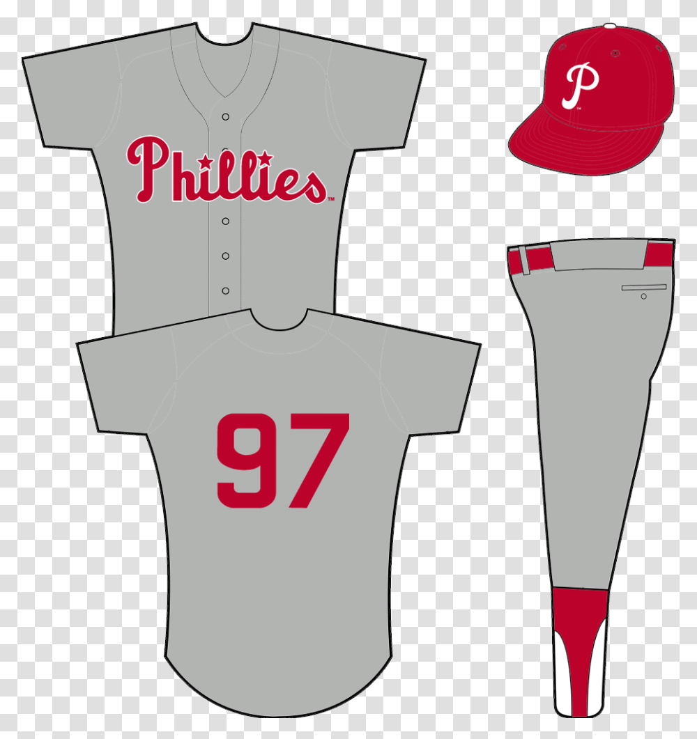 Philadelphia Phillies Uniform Home, Apparel, Shirt, T-Shirt Transparent Png