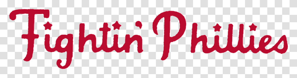 Philadelphia Phillies Wordmark Logo, Alphabet, Number Transparent Png