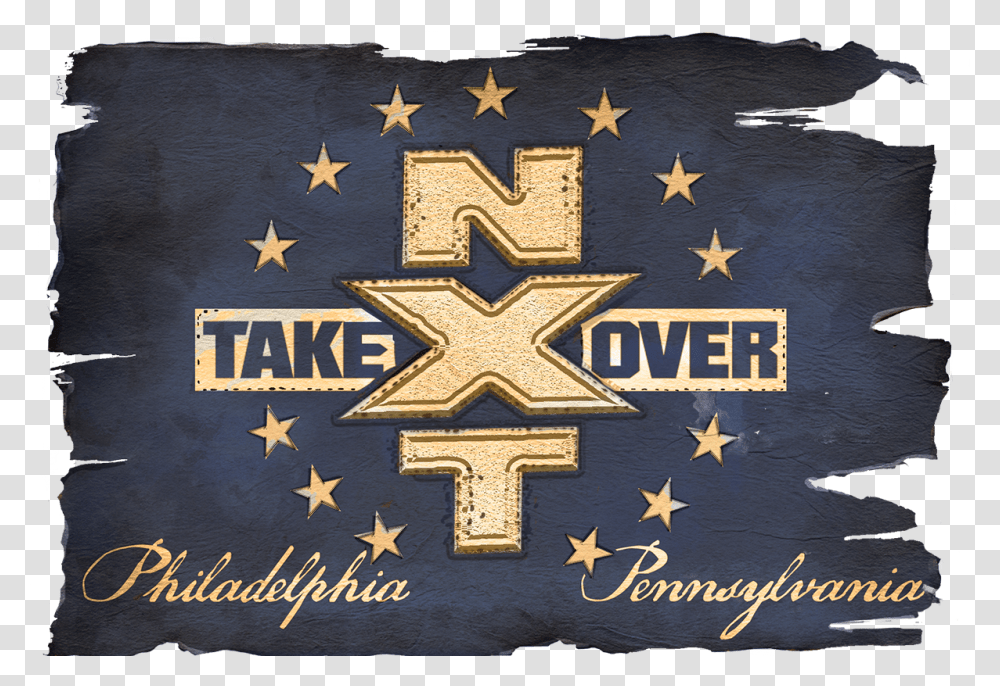 Philadelphia Results Nxt Takeover Philadelphia Logo, Symbol, Flag, Rug, Emblem Transparent Png