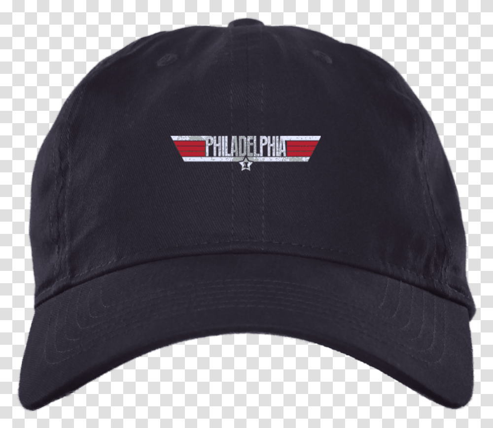 Philadelphia Top Gun Inspired Brushed Twill Unstructured Baseball Cap, Apparel, Hat Transparent Png