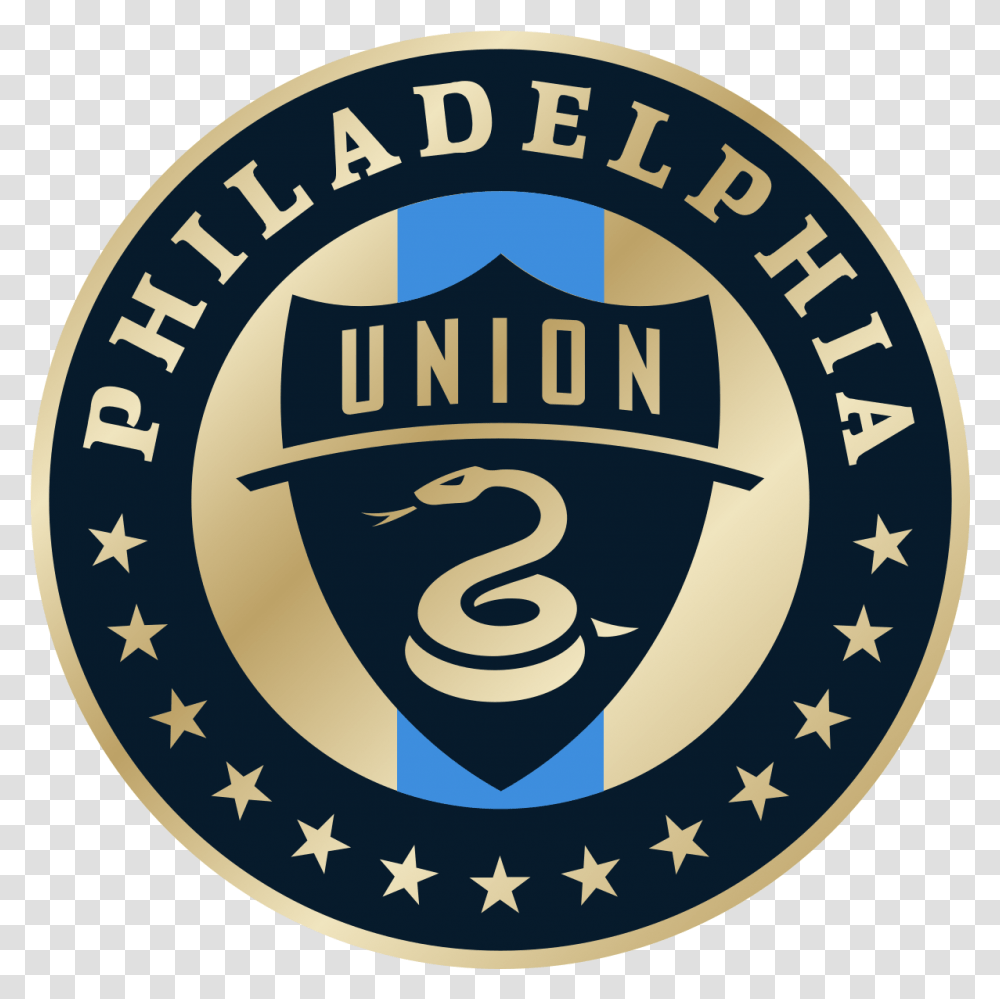 Philadelphia Union Logo Philadelphia Union Logo, Symbol, Label, Text, Rug Transparent Png