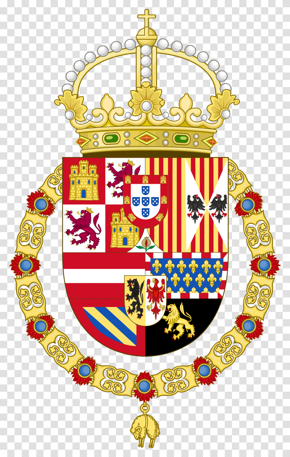 Philip Ii Coat Of Arms, Logo, Trademark, Emblem Transparent Png