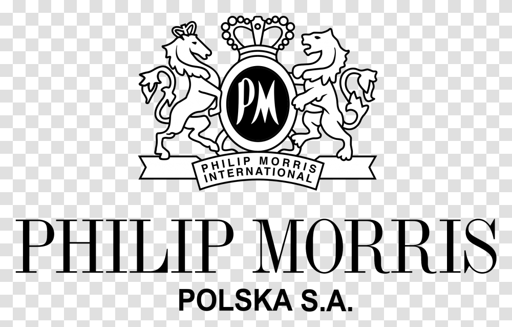 Philip Morris Limited Logo, Emblem, Trademark, Stencil Transparent Png