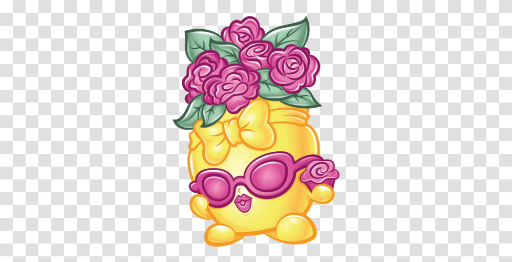 Philippa Flowers Shopkins Wiki Fandom Floribunda, Birthday Cake, Dessert, Food, Plant Transparent Png