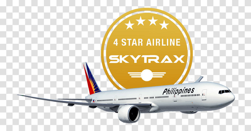 Philippine Airlines 4 Star, Airplane, Aircraft, Vehicle, Transportation Transparent Png