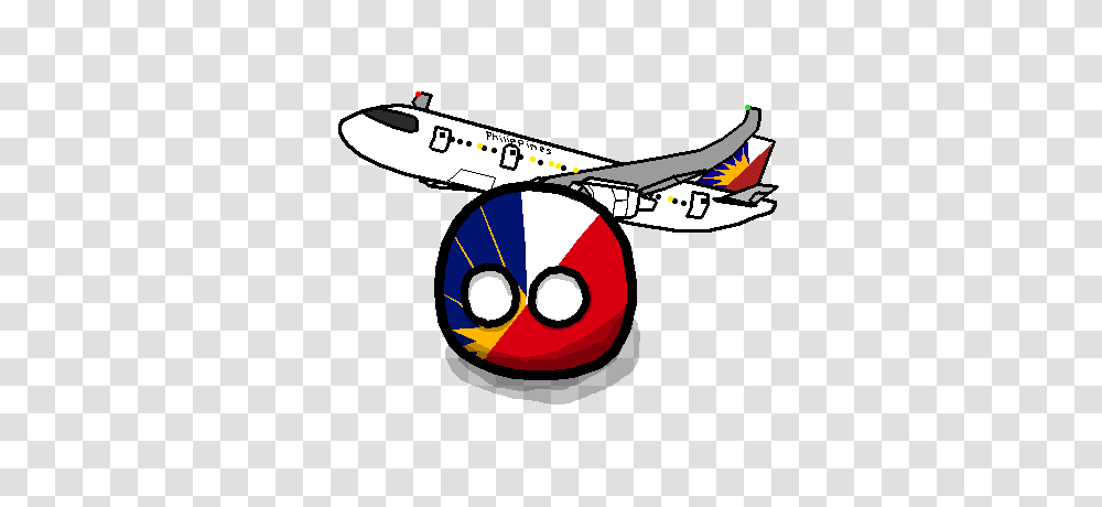 Philippine Airlinesball Company Polandball Wikia Fandom, Transportation, Vehicle, Aircraft, Takeoff Transparent Png
