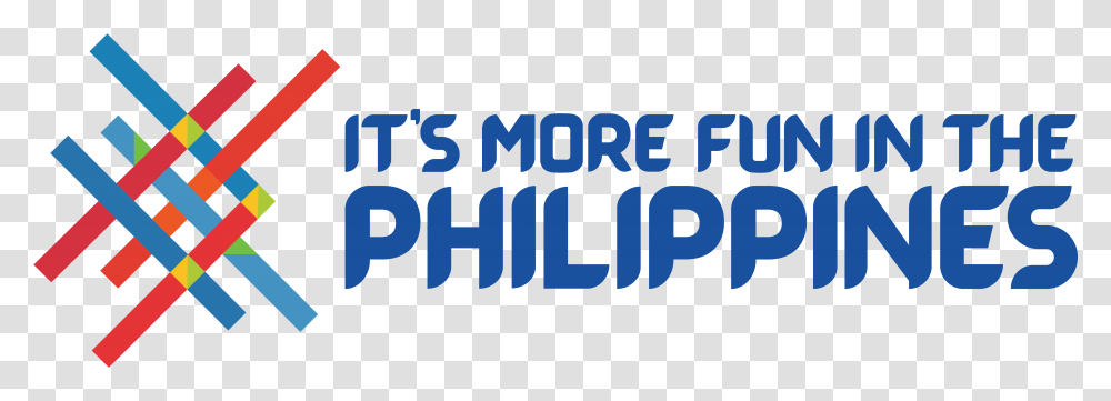 Philippine Department Of Tourism Its More Fun In The Philippines Logo, Word, Alphabet, Label Transparent Png