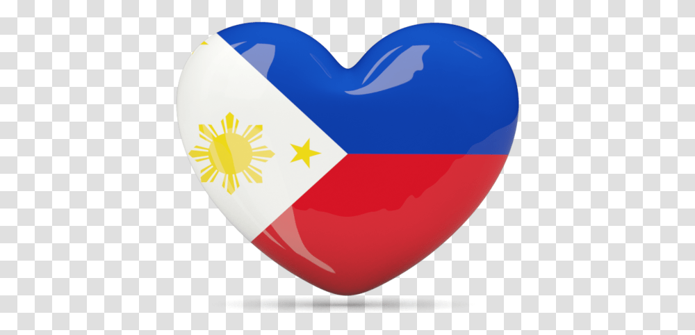 Philippine Flag Heart, Balloon, Label Transparent Png